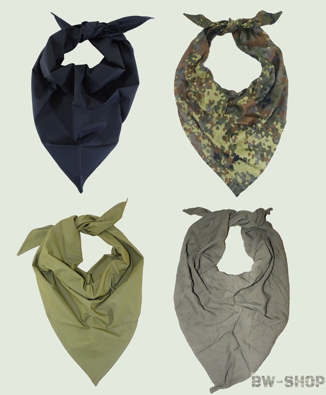 4 Stück Bandana Damen Set - Dreieckstücher In 4 Farben 53x24cm